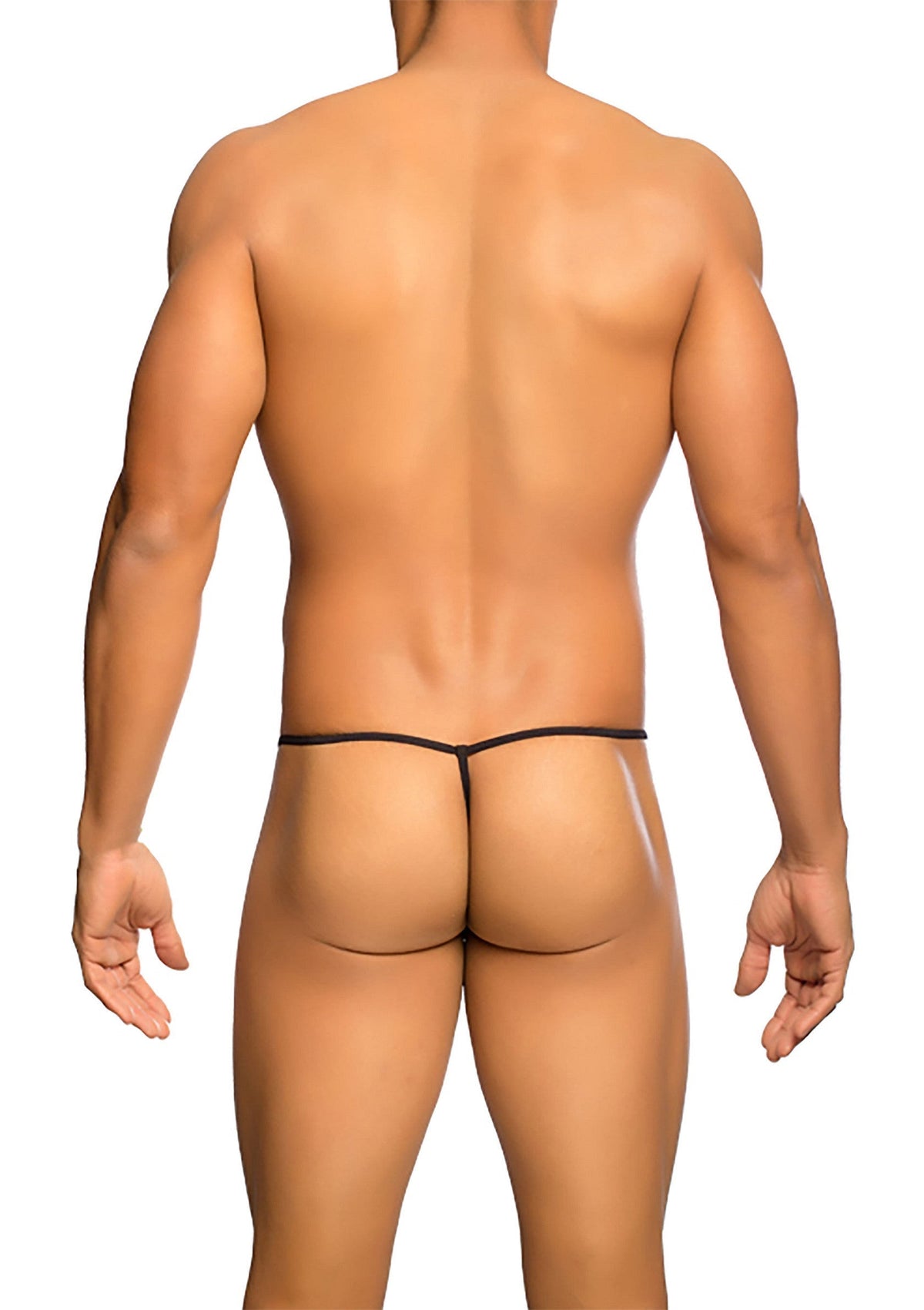 MOB Sheer T-Back Thong, Black