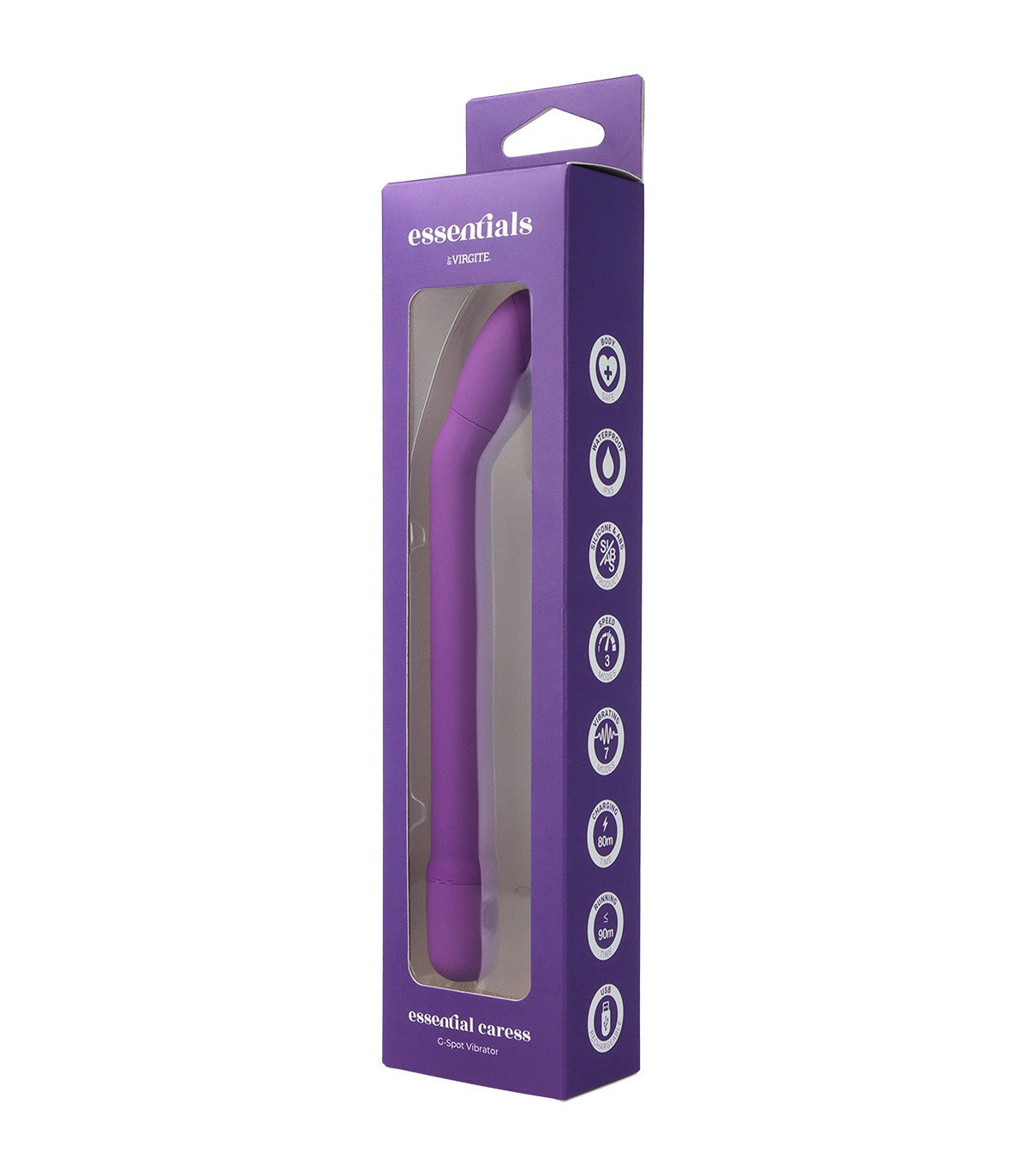 VIBRATORE PUNTO G CARESS VIOLA