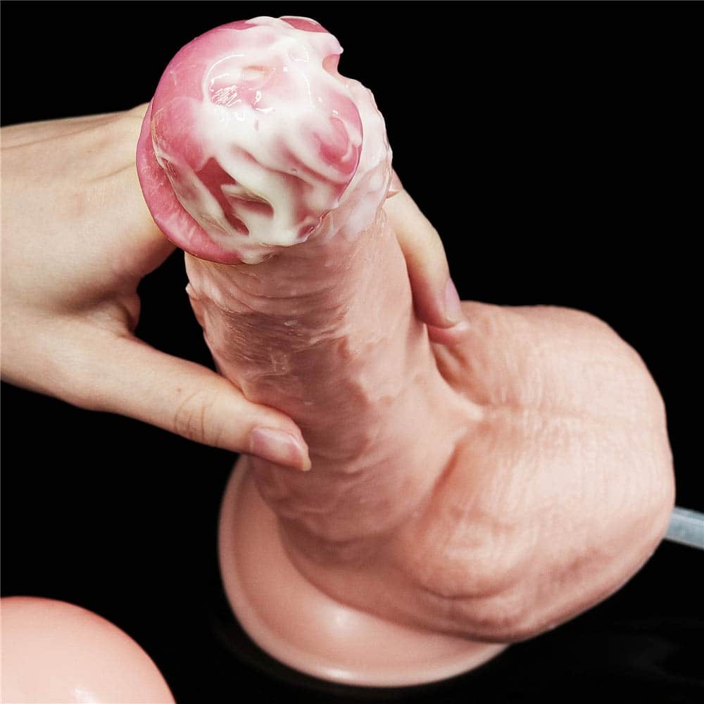 11'' extreme flesh-colored dildo