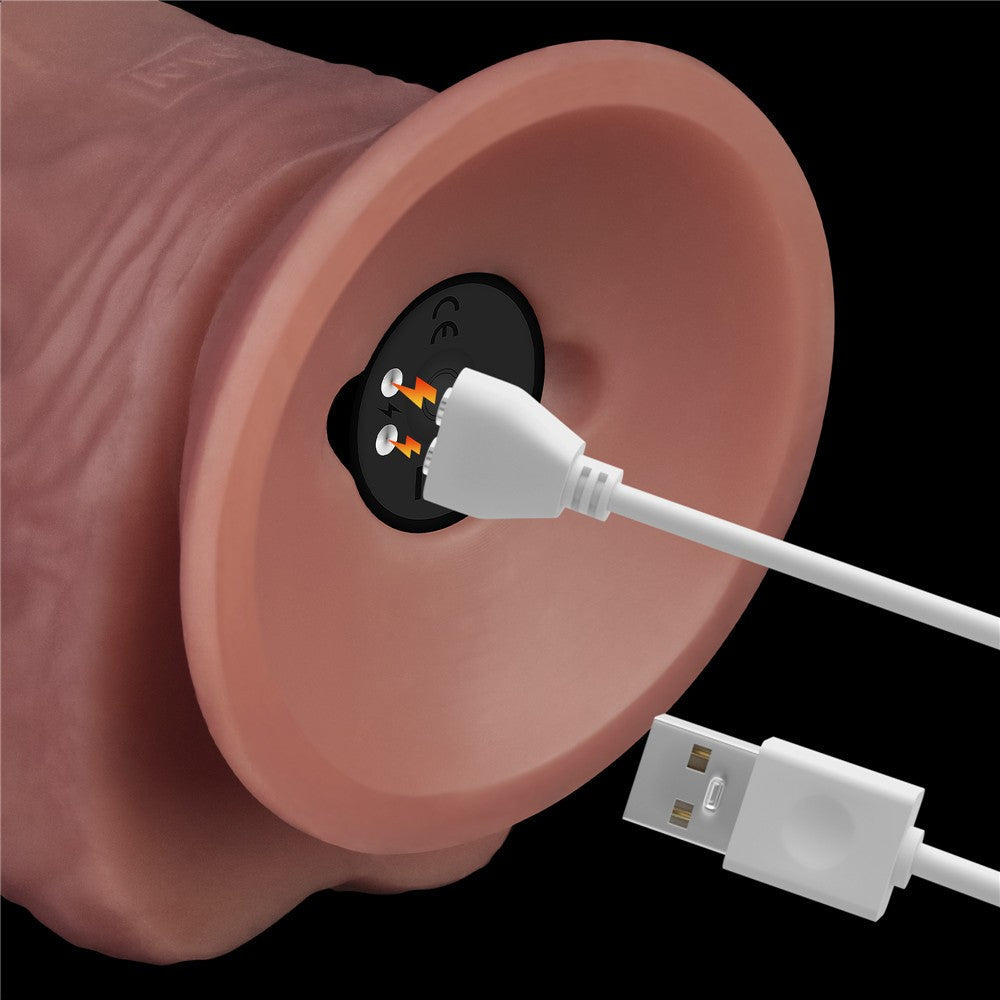 9" Dual-Density Vibrating Penis