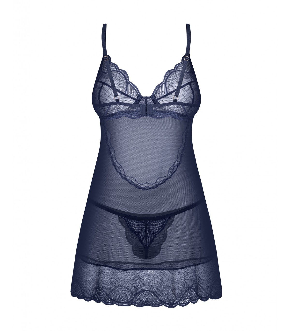 BLUE NIGHTIE AND THONG XL/2XL