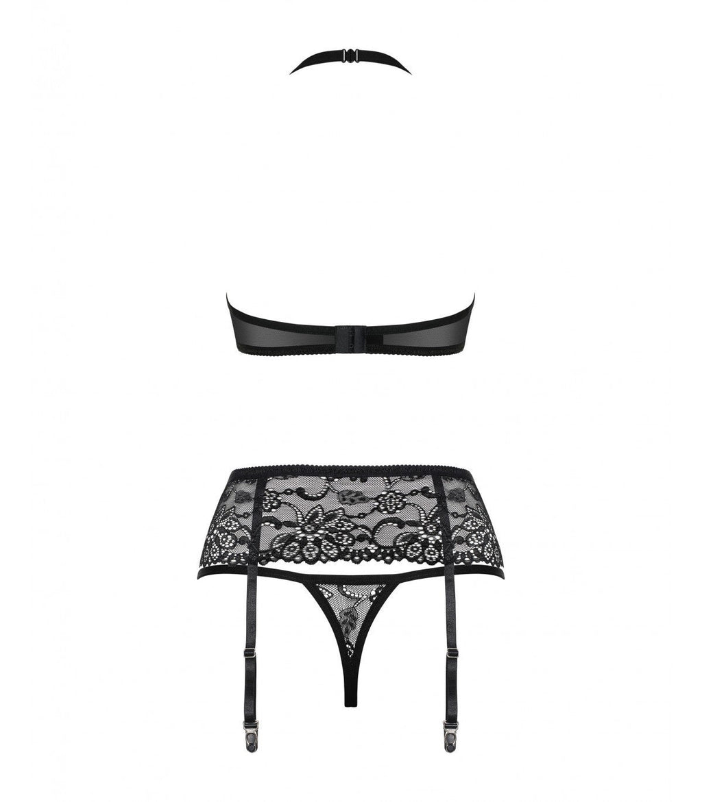 838-SEG-1 3 PIECE SET BLACK S/M
