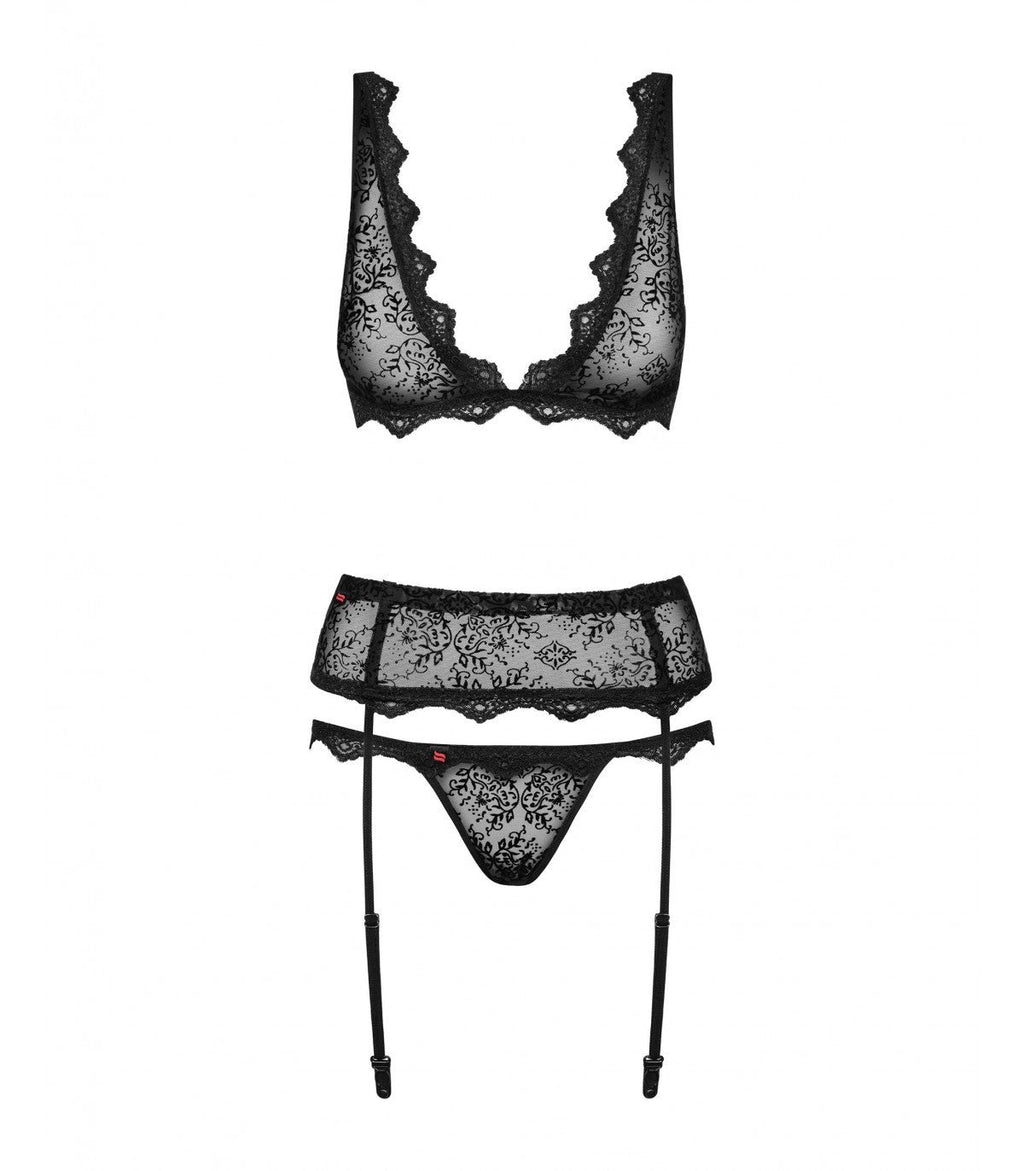 EMPERITA SET 3 PIECES BLACK L/XL