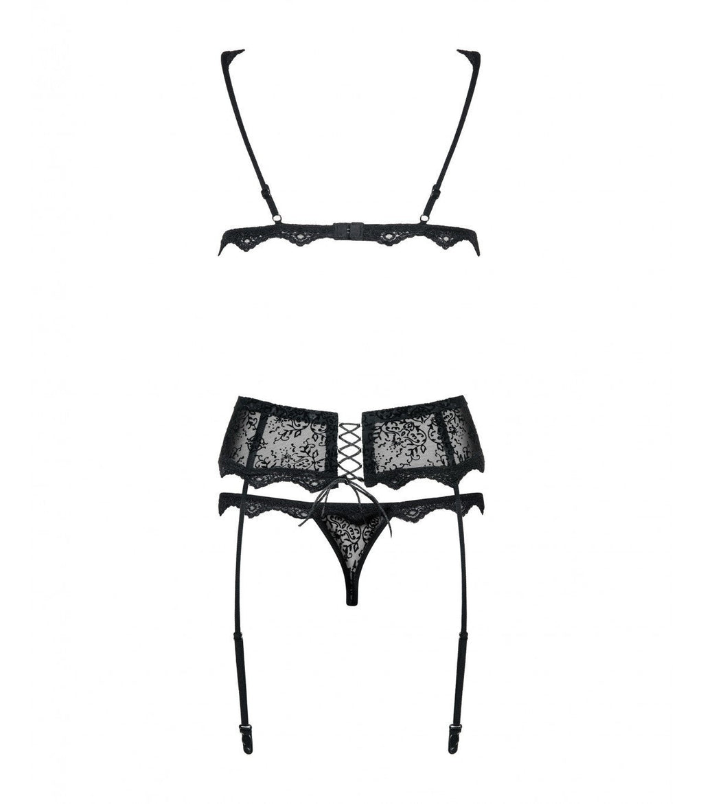 EMPERITA SET 3 PIECES BLACK L/XL