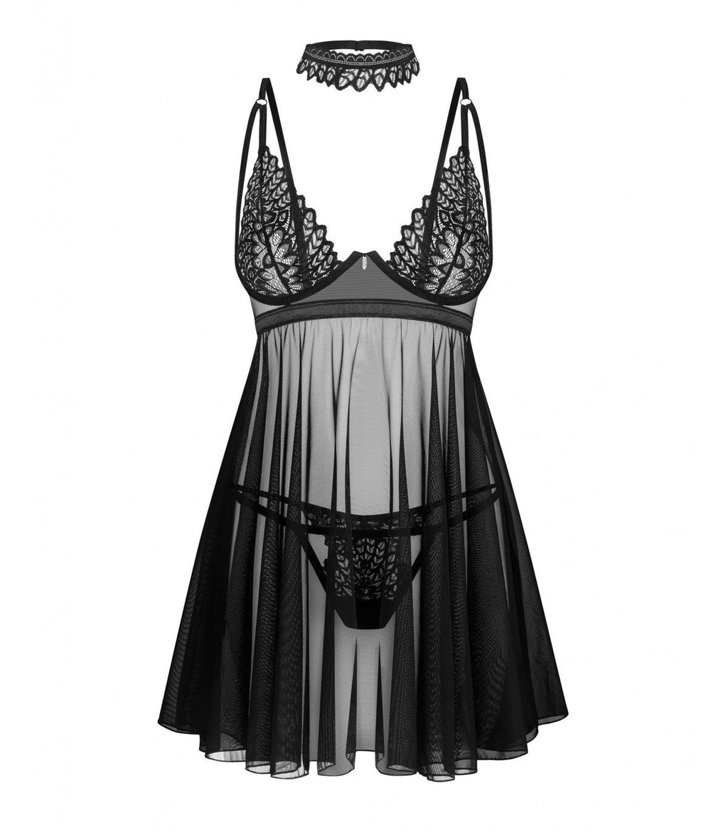BABYDOLL AND THONG DONARELLA XS/S
