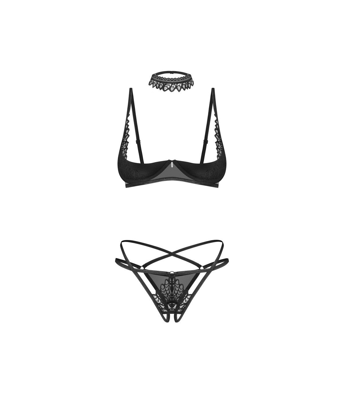 DONARELLA 3-PIECE SET NO CROTCH XL/2XL