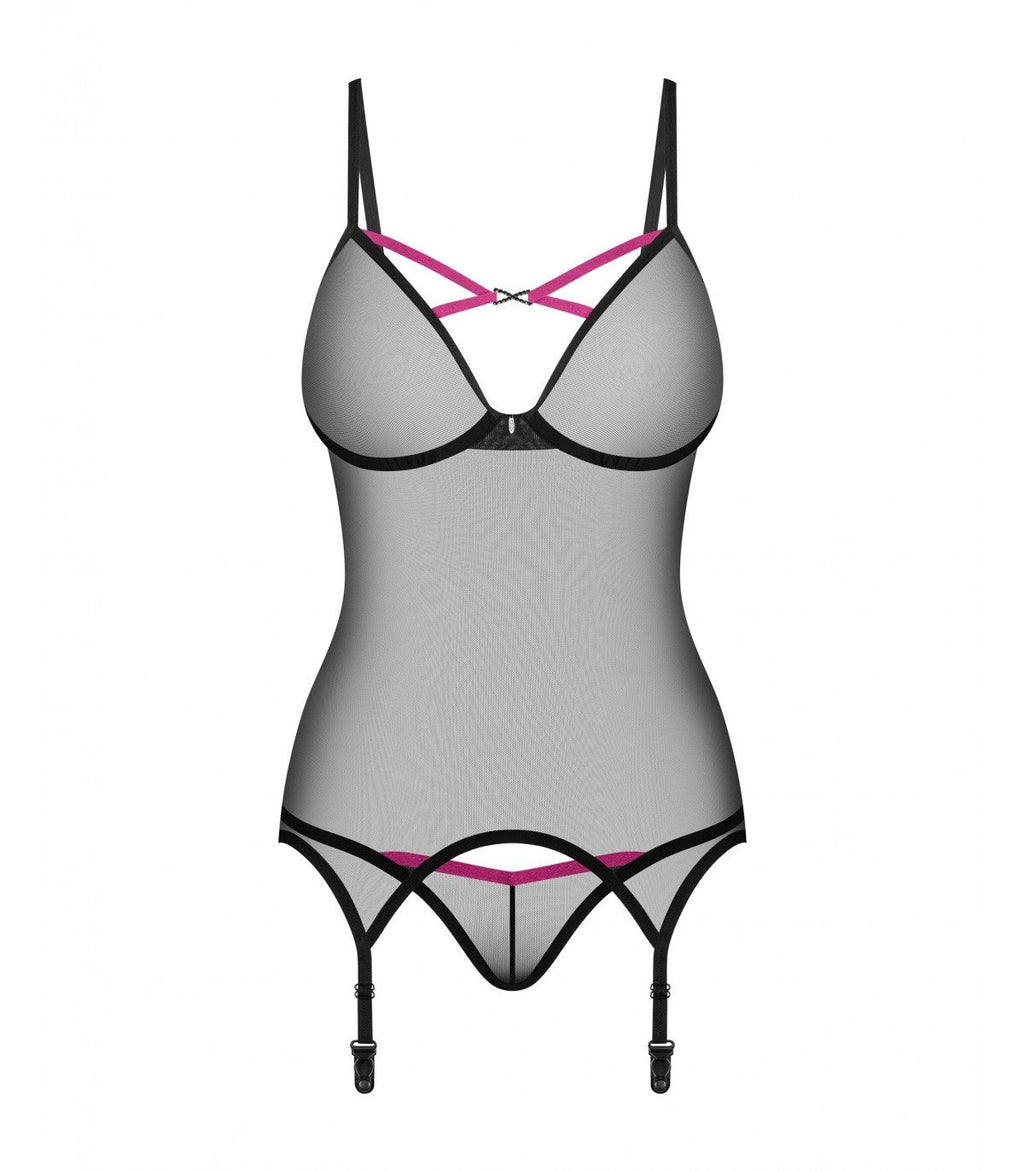 CORSET AND THONG XL/2XL