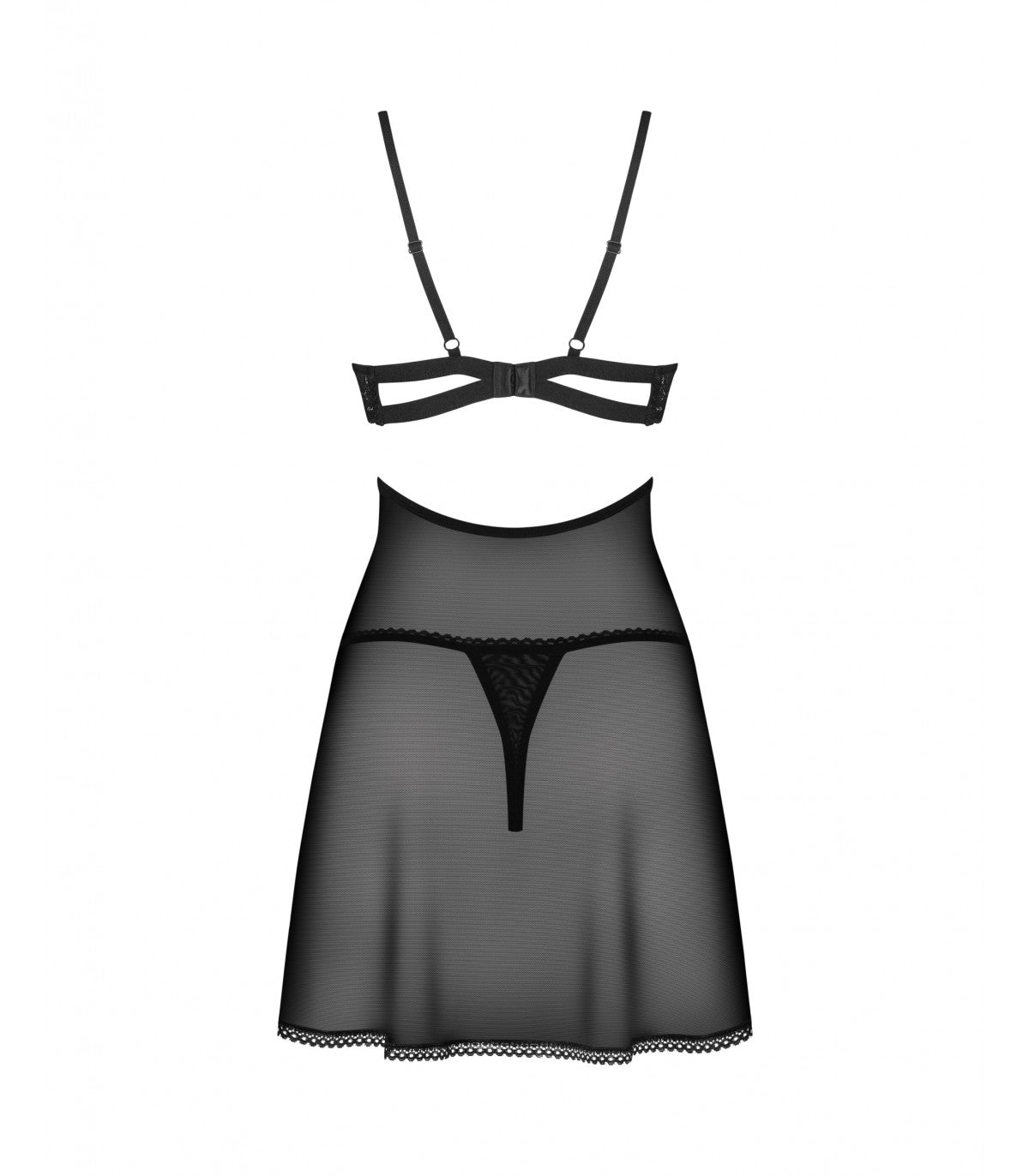 BABYDOLL AND THONG NUTRIS XL/2XL