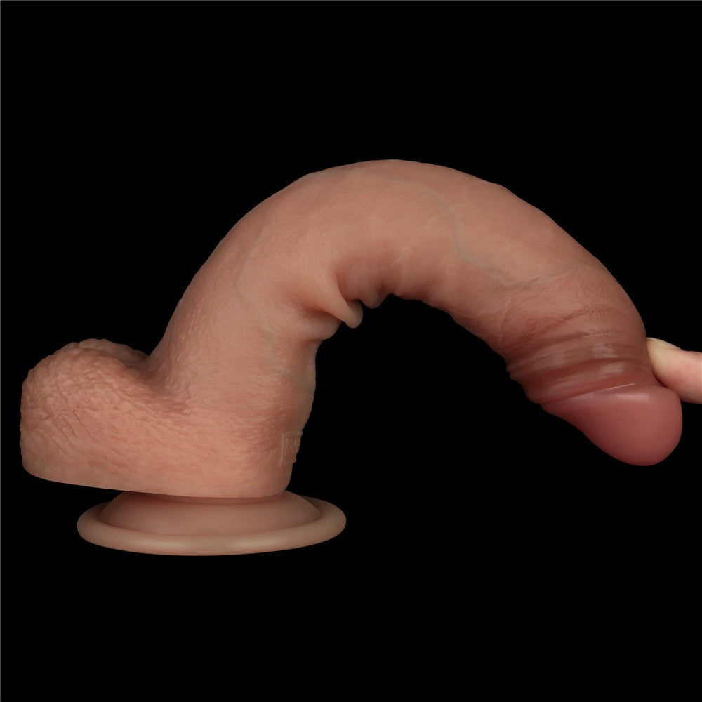 8.5'' Double-Layer Silicone Dildo Sliding Skin Pro II