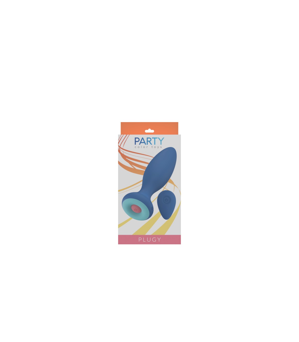 Vibrating Plug with Remote Control Blue Plugy