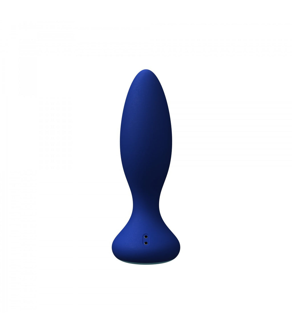 Vibrating Plug with Remote Control Blue Plugy