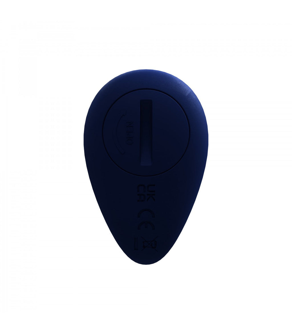 Vibrating Plug with Remote Control Blue Plugy