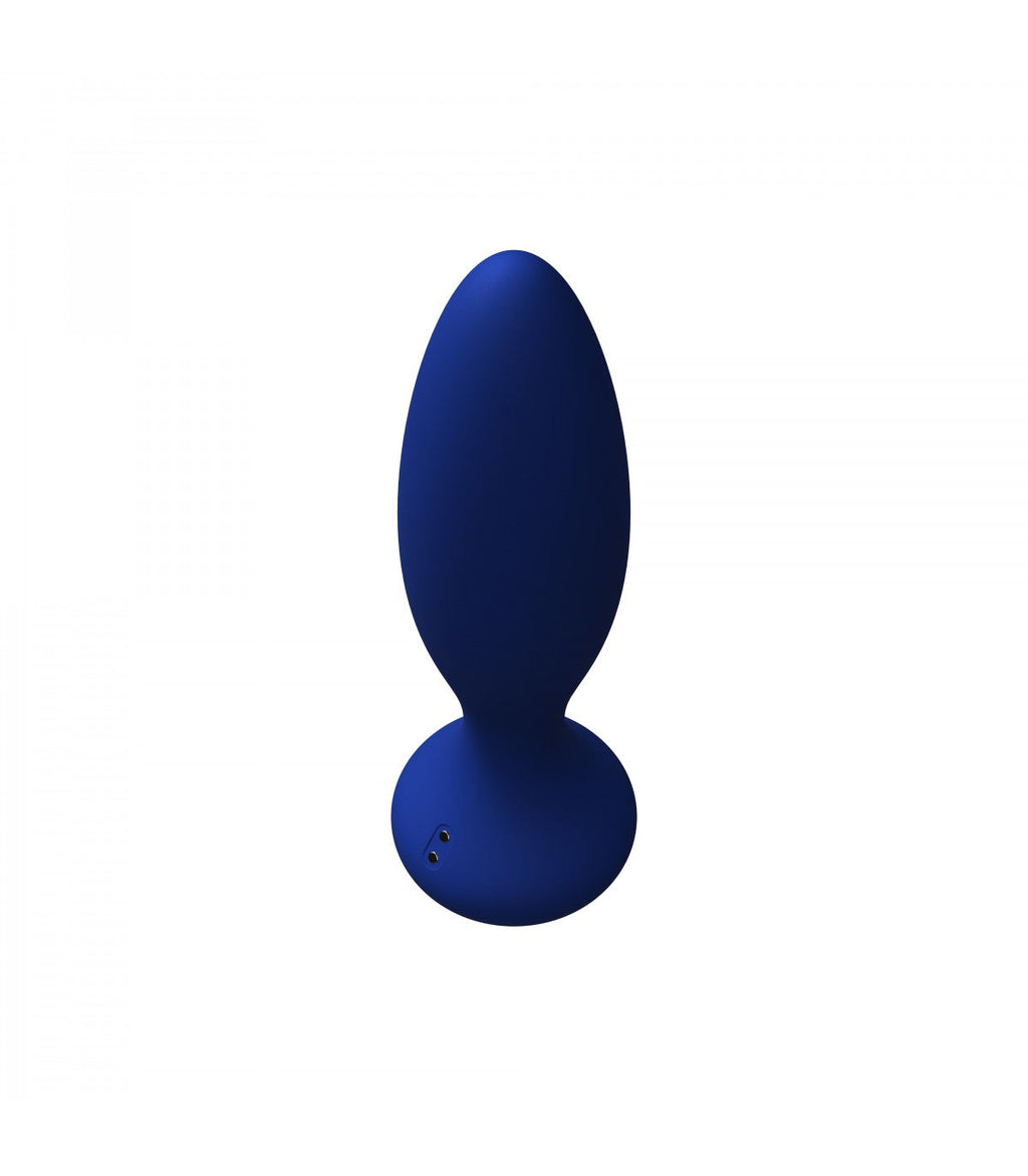 Vibrating Plug with Remote Control Blue Plugy