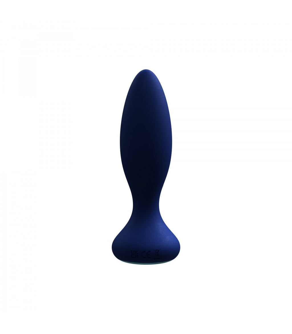 Vibrating Plug with Remote Control Blue Plugy