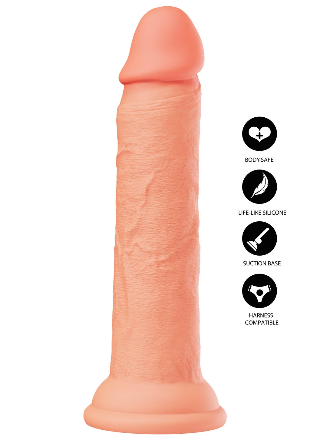 Realistic Liquid Silicone Dildo 23cm