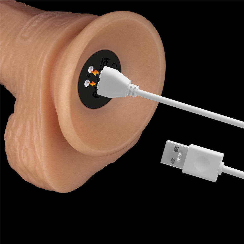 Power Basics 8.5" Vibrating Penis