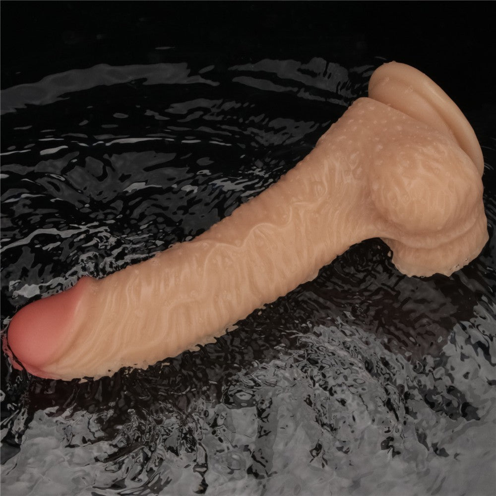 Power Basics 8.5" Vibrating Penis