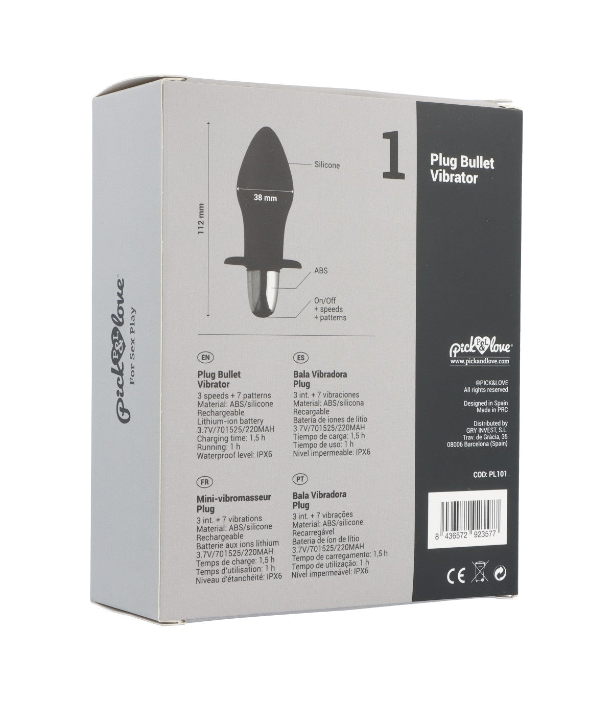 BULLET VIBRATOR PLUG NO. 1