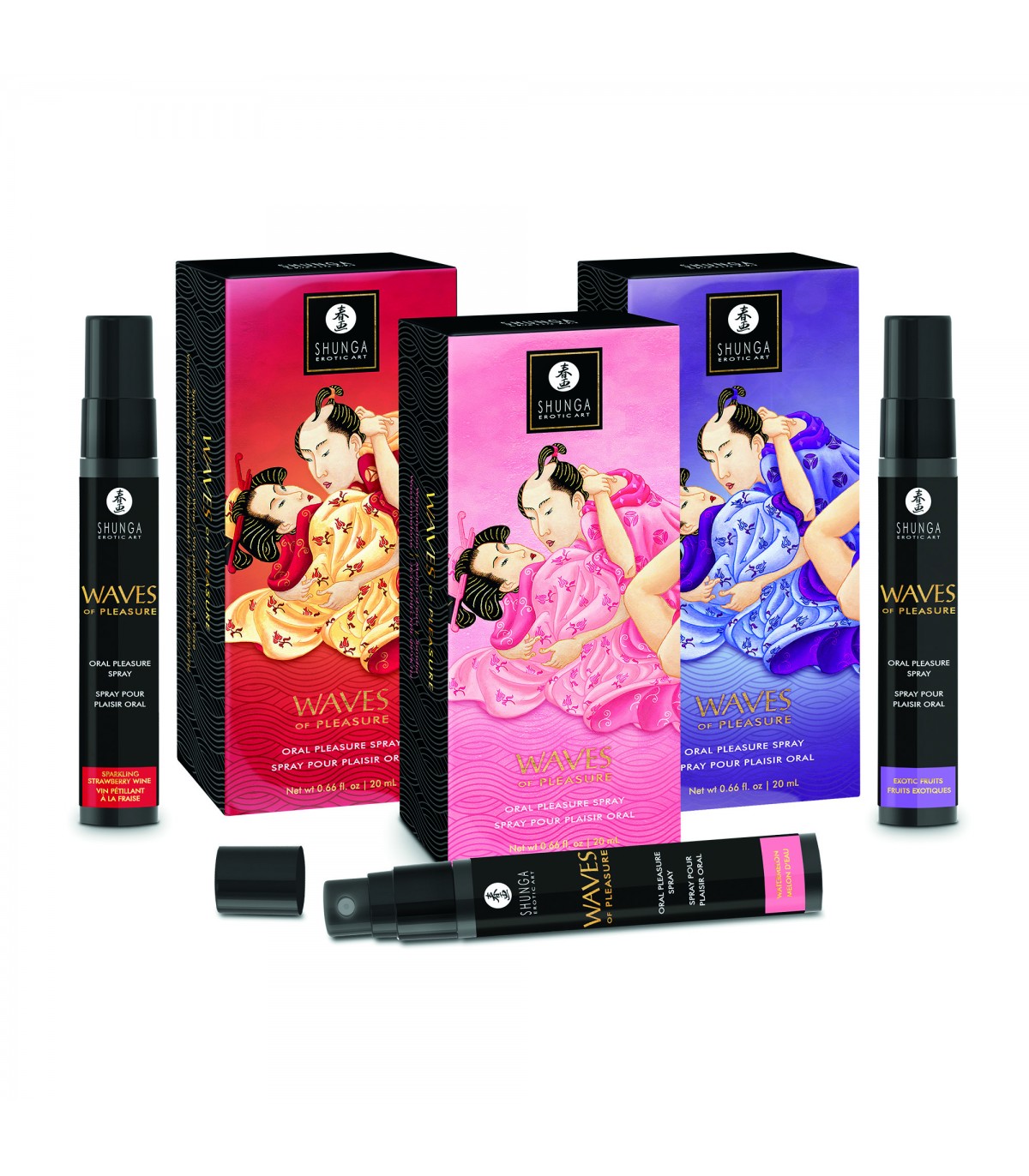 SHUNGA SPRAY ORALE WAVES PLEASURE 20 ML FRUTTI ESOTICI