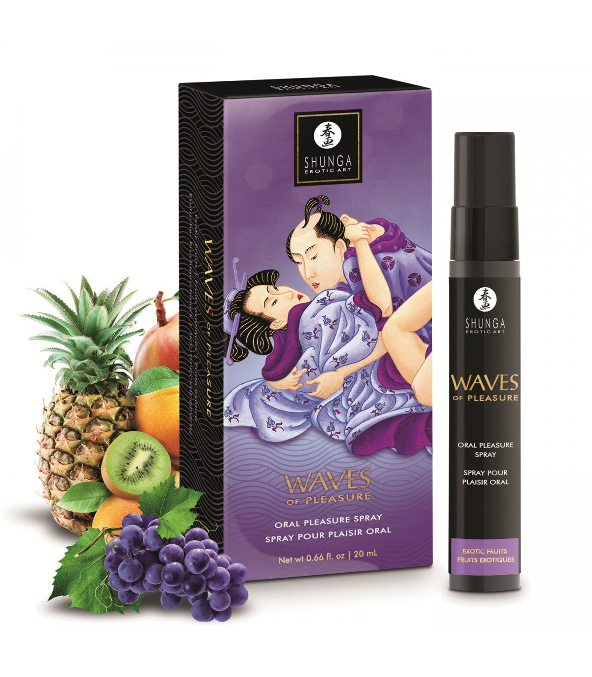 SHUNGA SPRAY ORALE WAVES PLEASURE 20 ML FRUTTI ESOTICI