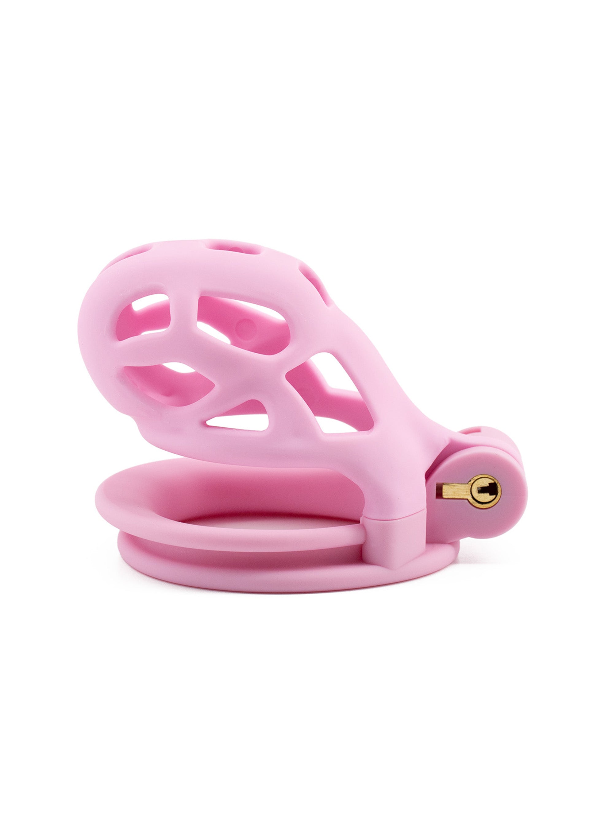 Gabbia per pene corta rosa