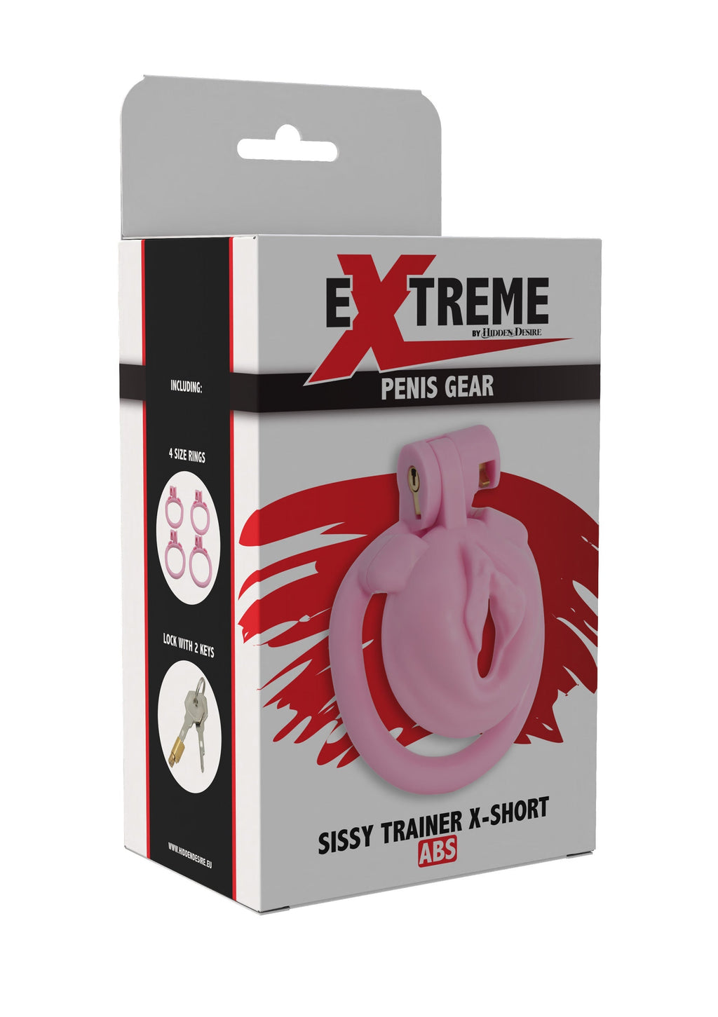 Sissy Trainer Cock Lock X-Short Pink