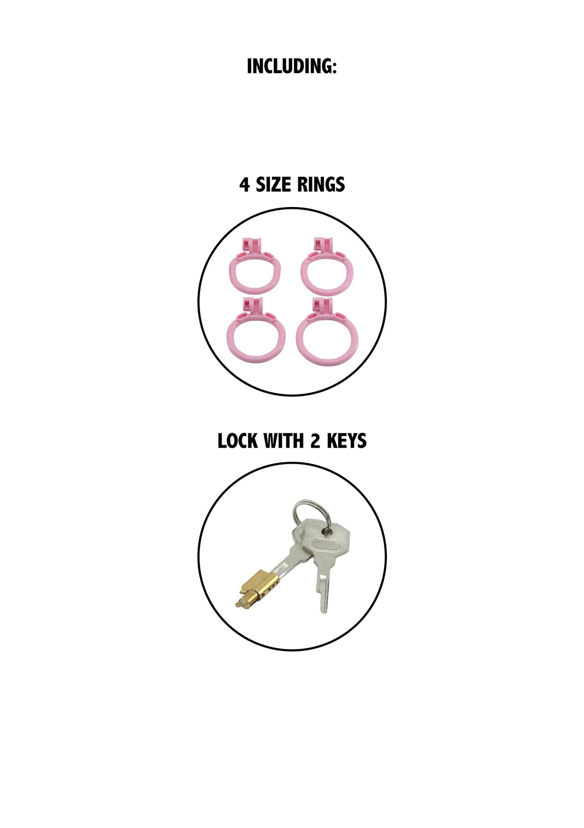Sissy Trainer Cock Lock X-Short Pink