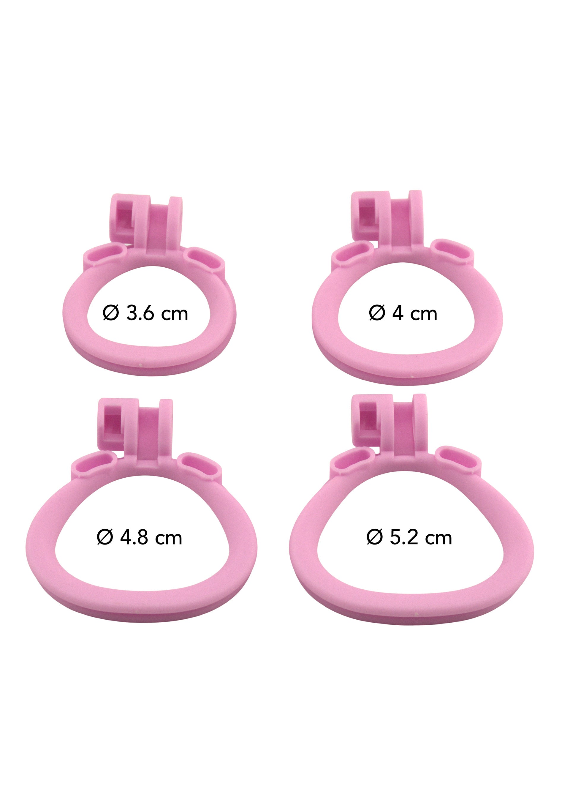 Gabbia per pene da prigione rosa normale