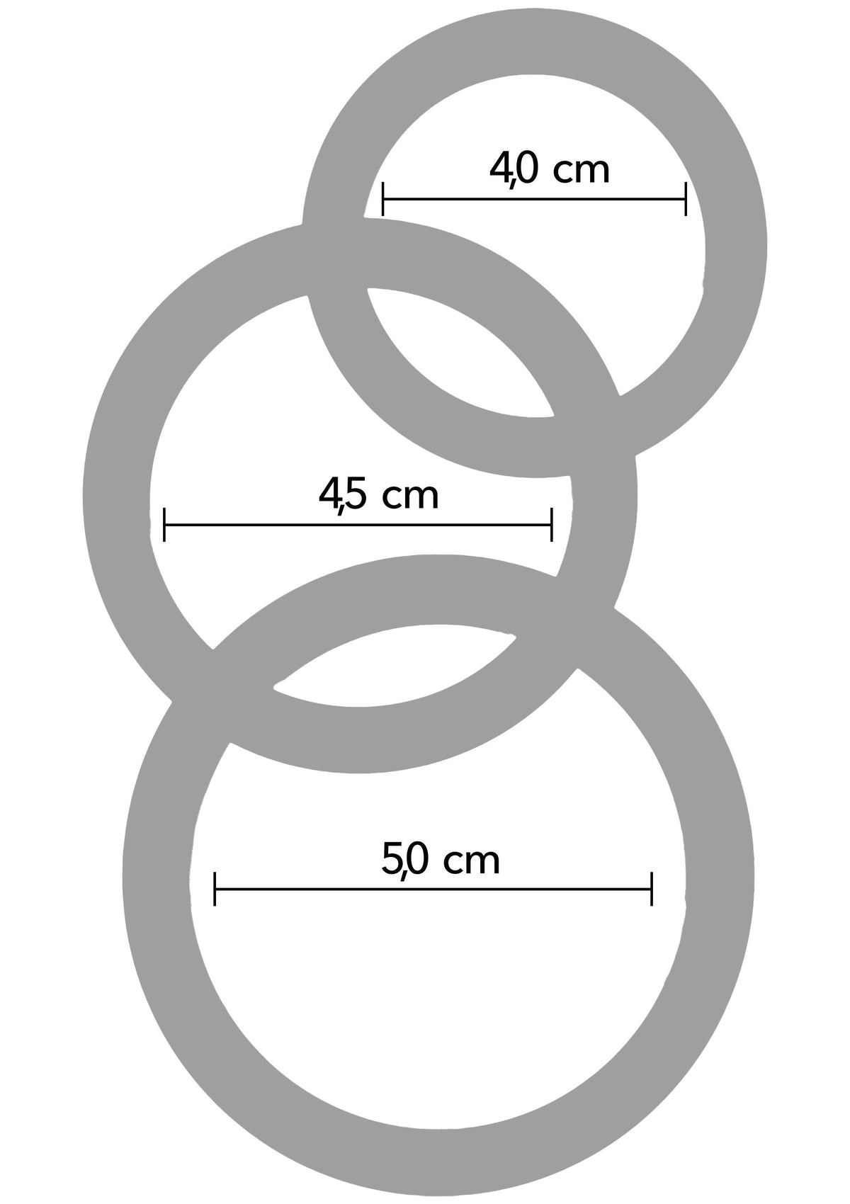 Stamina Premium C-Rings Set of 3 Black