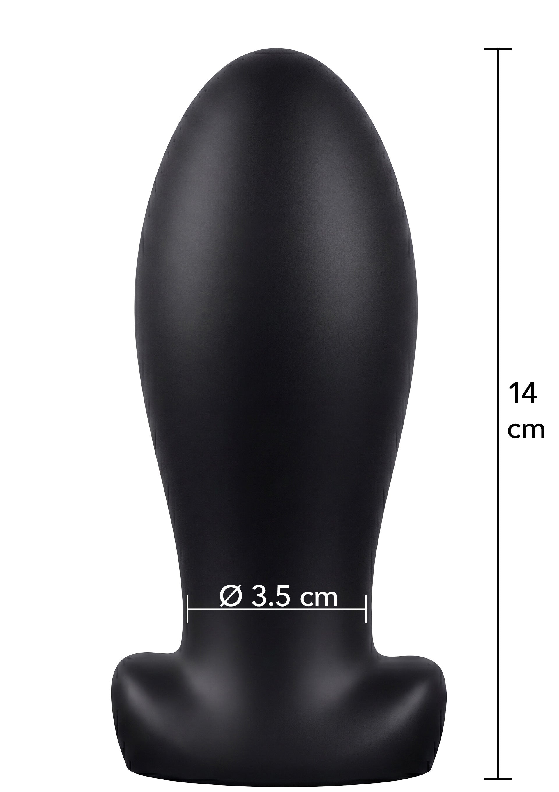 Plug anale pesante M nero