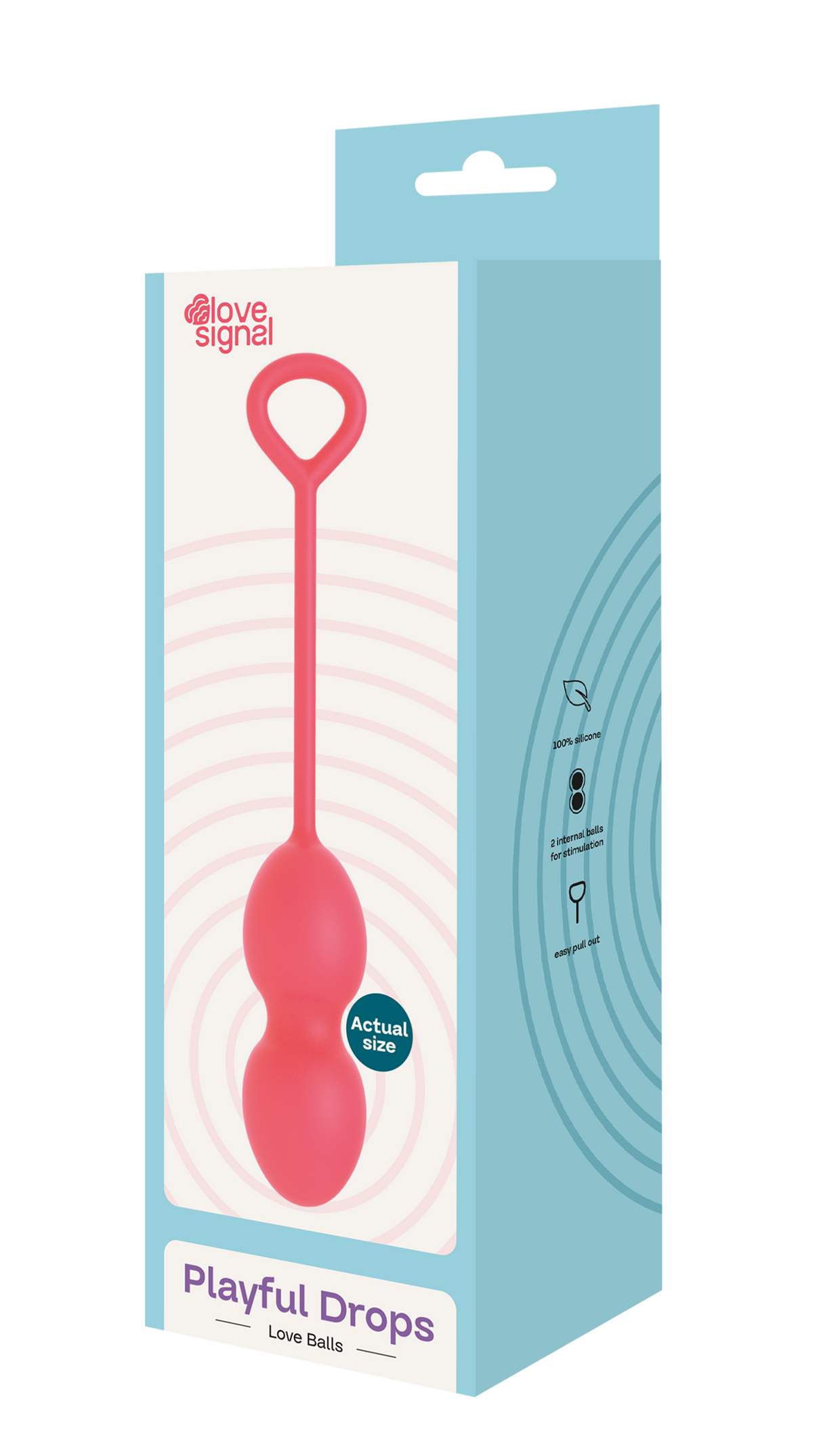 PLAYFUL DROPS OF LOVE'S SIGNAL