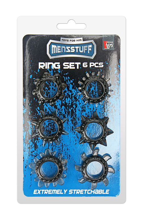 MENZSTUFF ELASTIC RING SET 6 PIECES
