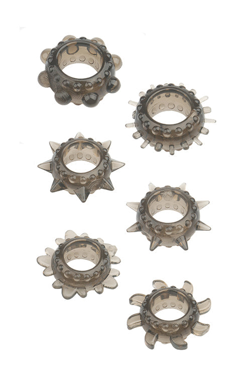MENZSTUFF ELASTIC RING SET 6 PIECES