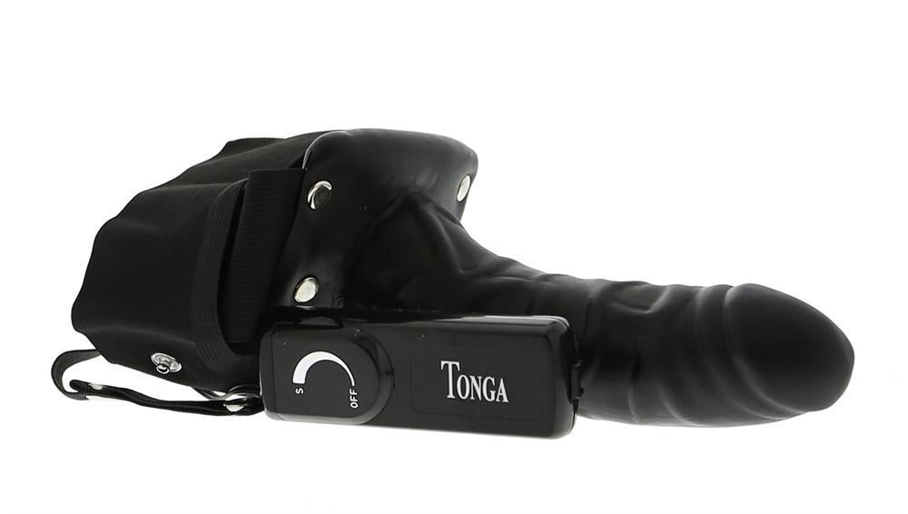 BLACK ROBOTIC MALE STRAP-ON
