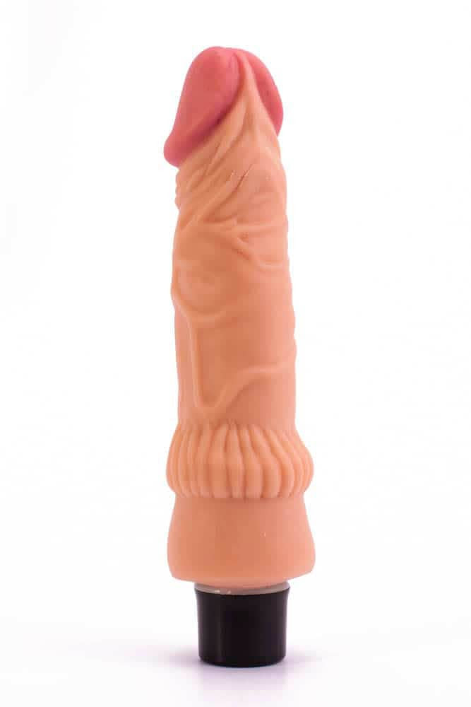 7.8" Real Softee Vibrating Dildo 2