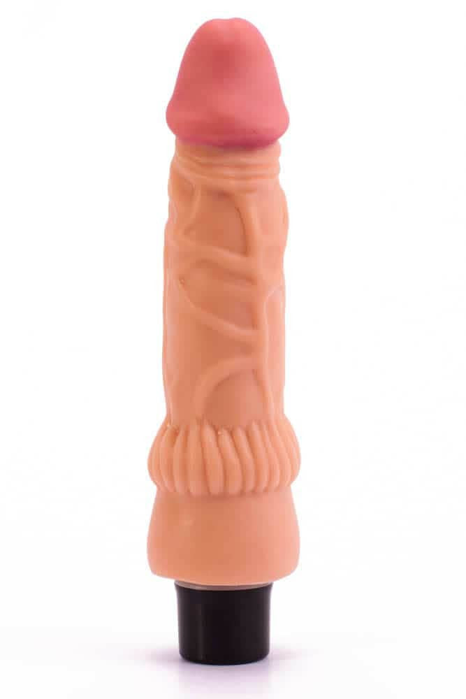 7.8" Real Softee Vibrating Dildo 2