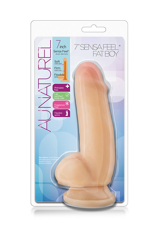 AU NATUREL 7 INCHES SENSA FEEL FAT BOY