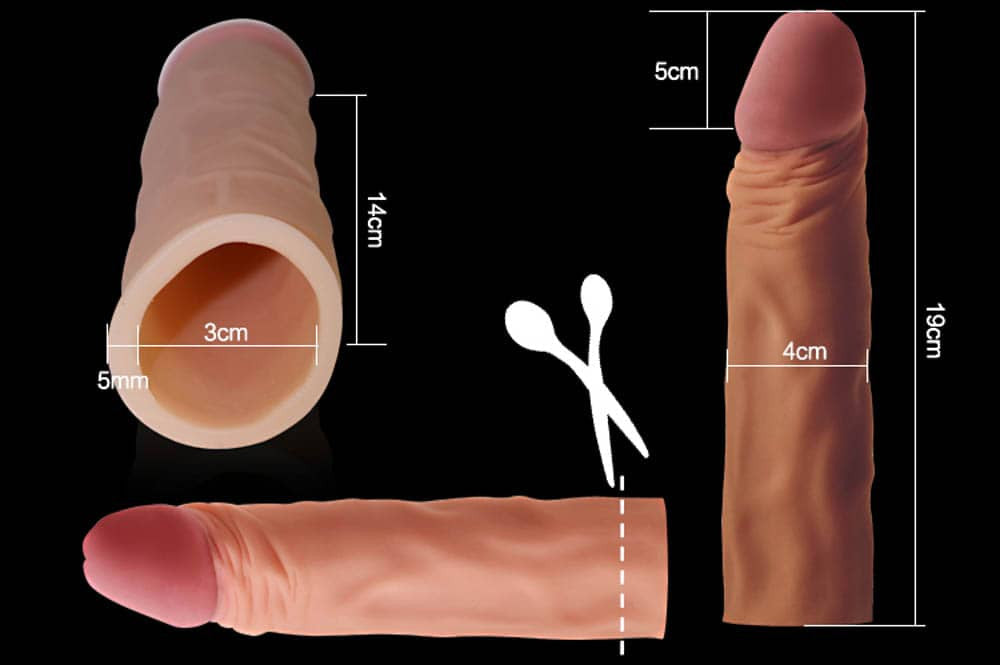 Pleasure X-Tender Flesh 1 Penis Sleeve