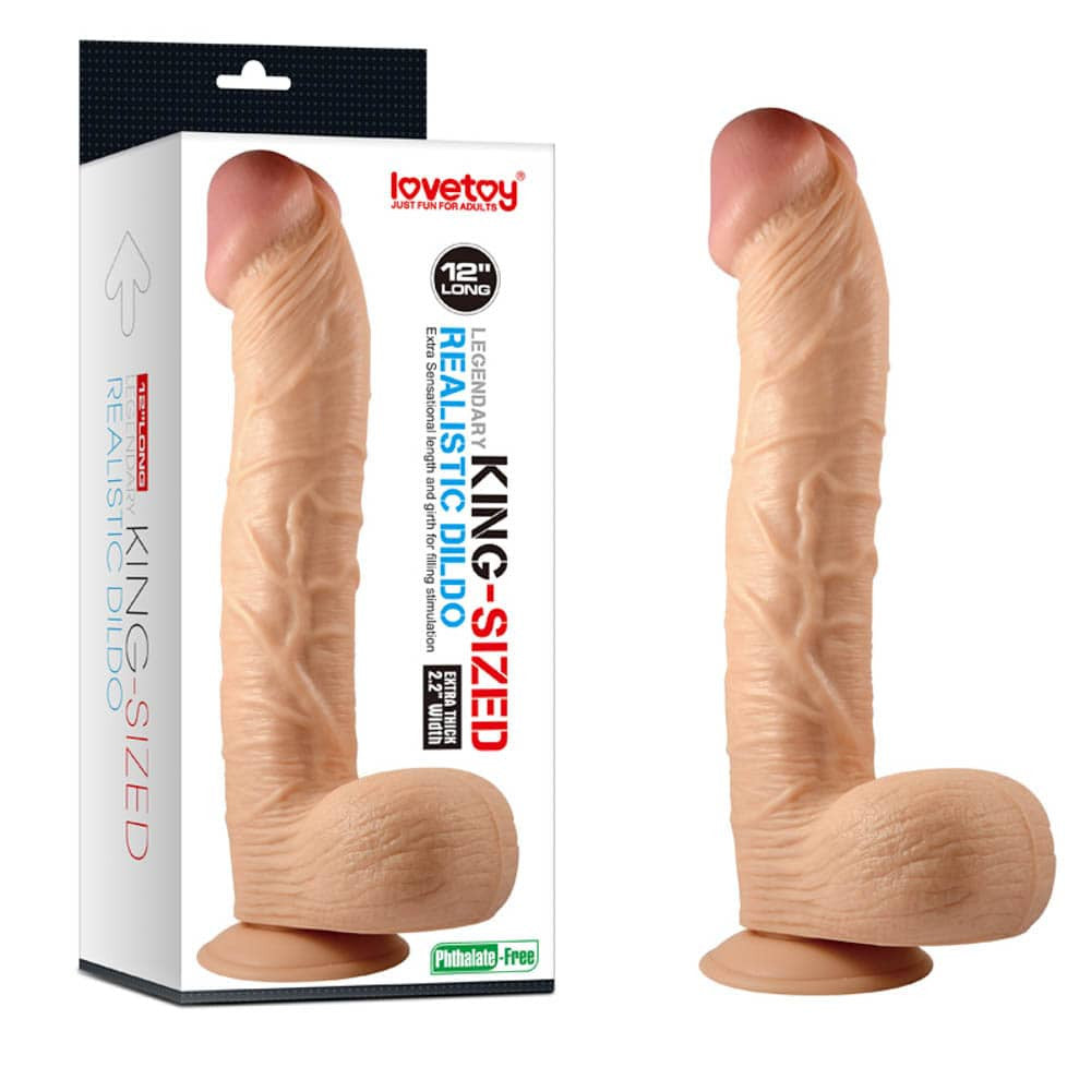 12-inch large legendary realistic dildo