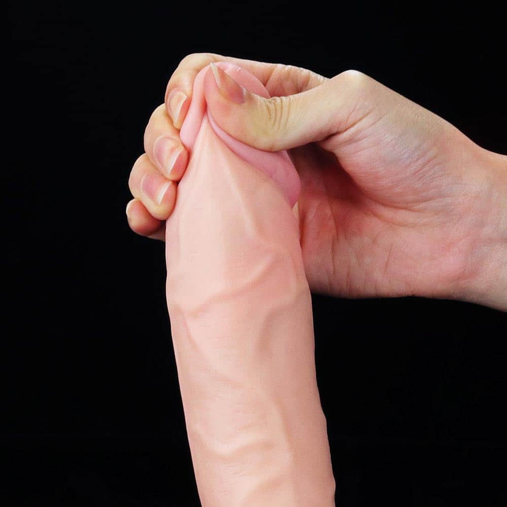 Soft ejaculation penis and 9-inch flesh testicles