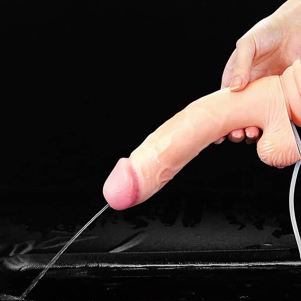 Soft ejaculation penis and 9-inch flesh testicles
