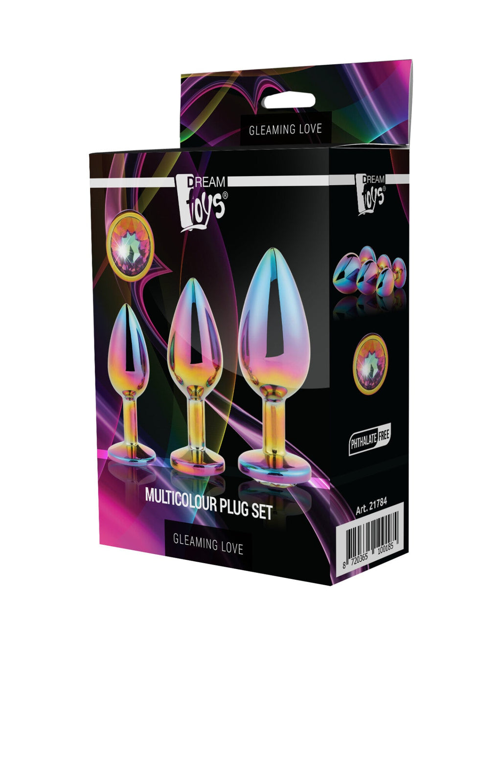 GLEAMING LOVE MULTICOLORED PIN SET