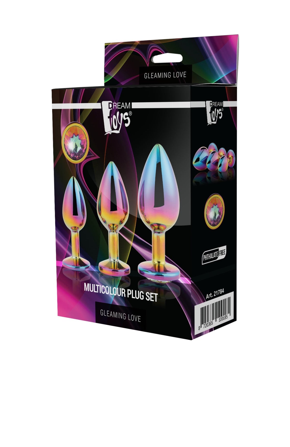 GLEAMING LOVE MULTICOLORED PIN SET