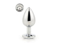 Large shimmering silver stopper